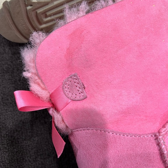 UGG MINI BAILEY BOW II PINK BLOSSOM BOOTS - Picture 8 of 11